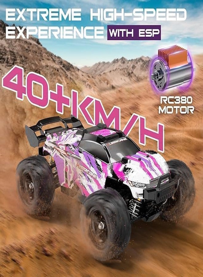 Ramokdu 1:18 High-Speed Remote Control RC Car, 40+ KM/H 4WD Off-Road RC Truck, Includes Rechargeable 1200mAh Batteries, Aged 8-12. This Makes it an Excellent Gifts Option for Birthdays - Image 5